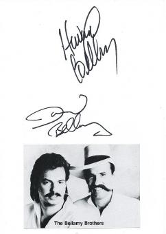 The Bellamy Brothers  Musik Autogramm Karte original signiert 