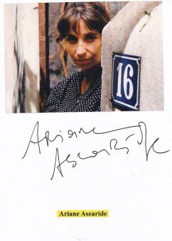 Ariane Ascaride  Film & TV Autogramm Karte original signiert 