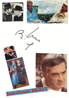Jean Claude Brialy † 2007  Film & TV Autogramm Karte original signiert 