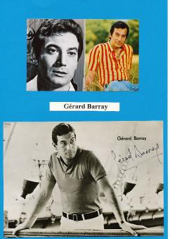 Gerard Barray  Film & TV Autogrammkarte original signiert 