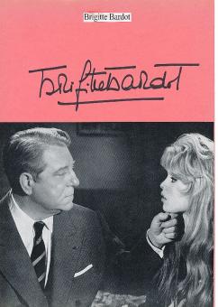 Brigitte Bardot   Film & TV Autogramm Karte original signiert 