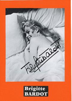 Brigitte Bardot  Film & TV Autogramm Bild original signiert 