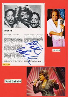 Patti LaBelle  Musik Autogramm Programmheft Bild original signiert 