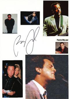 Billy Joel  Musik Autogramm Karte original signiert 