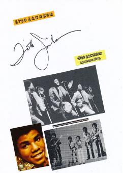 Tito Jackson  The Jackson 5    Musik Autogramm Karte original signiert 