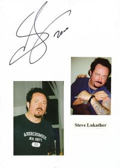 Steve Lukather  Toto  Musik Autogramm Karte original signiert 