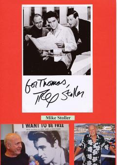 Mike Stoller  Elvis Komponist  Musik Autogramm Foto original signiert 