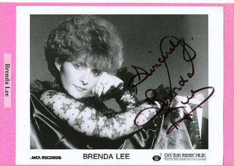 Brenda Lee  Musik Autogramm Foto original signiert 
