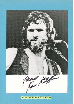 Kris Kristofferson  Musik Autogramm Foto original signiert 