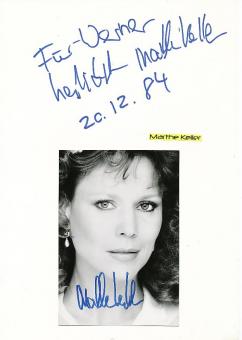 2  x  Marthe Keller   Film & TV Autogramm Karte original signiert 