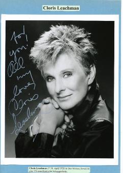 Cloris Leachman  Film & TV Autogramm Foto  original signiert 