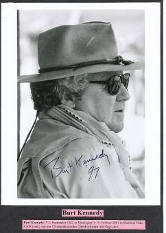 Burt Kennedy † 2001  Regisseur  Film & TV Autogramm Foto  original signiert 