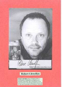 Robert Llewellyn  Film & TV Autogrammkarte original signiert 
