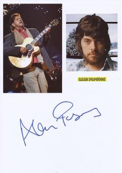 Alan Parsons  Musik Autogramm Karte original signiert 