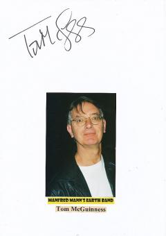 Tom McGuinness  Manfred Mann`s Earthband  Musik Autogramm Karte original signiert 