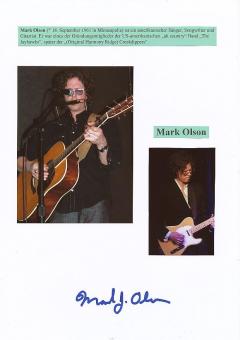 Mark Olson  The Jayhawks  Musik Autogramm Karte original signiert 