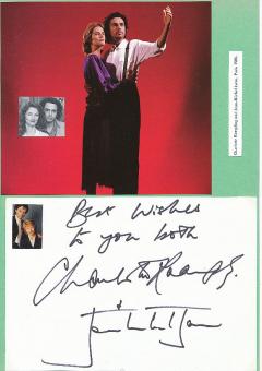 Jean Michel Jarre & Charlotte Rampling  Film & TV Autogramm Karte original signiert 