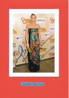 Jennifer Morrison  Film & TV Autogramm Foto  original signiert 