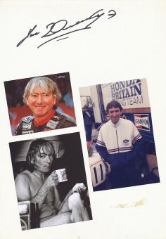 Joey Dunlop † 2000 GB  Motorrad Sport Autogramm Karte  original signiert 