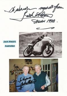 2  x  Jack Ahearn † 2017 Australien  Motorrad Sport Autogramm Karte  original signiert 