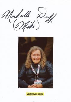 Michelle Duff  Kanada Motorrad Sport Autogramm Karte  original signiert 