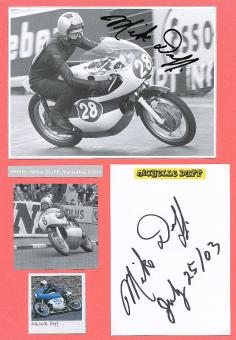 2  x  Michelle Duff  Kanada Motorrad Sport Autogramm Karte  original signiert 