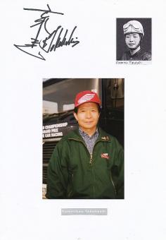 Kunimitsu Takahashi  Motorrad Sport Autogramm Karte  original signiert 
