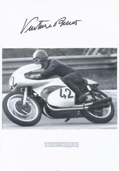 Remo Venturi   Italien  Motorrad Sport Autogramm Karte  original signiert 