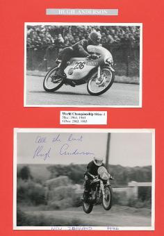 Hugh Anderson  Neuseeland 4 x Weltmeister  Motorrad Sport Autogramm Foto original signiert 