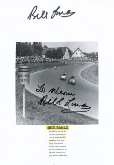 2  x  Bill Lomas † 2007  GB  Motorrad Sport Autogramm Bild + Karte  original signiert 