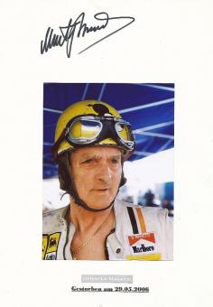 Umberto Masetti † 2006 Italien 2 x Weltmeister  Motorrad Sport Autogramm Karte  original signiert 