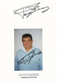 2  x  Tarquinio Provini † 2005 Italien  2 x Weltmeister  Motorrad Sport Autogramm Foto + Karte  original signiert 
