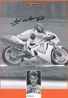 Ralf Waldmann † 2018  Motorrad Sport Autogramm Bild original signiert 
