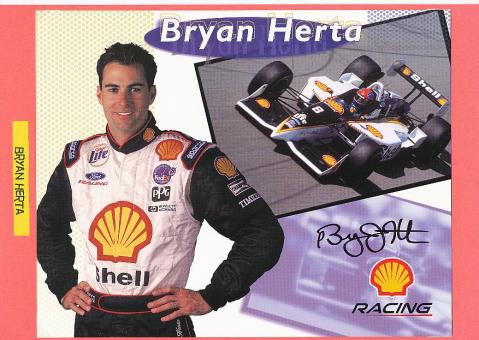Bryan Herta  USA  Camp Car Auto Motorsport  Autogrammkarte  original signiert 