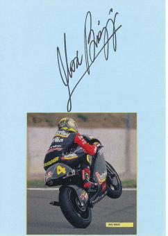 Max Biaggi  Italien  4 x Weltmeister Motorrad Autogramm Karte  original signiert 