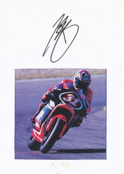 Tetsuya Harada  Japan 1993 Weltmeister Motorrad Autogramm Karte  original signiert 