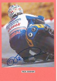 Mick Doohan  5 x  Weltmeister Motorrad Autogramm Bild  original signiert 