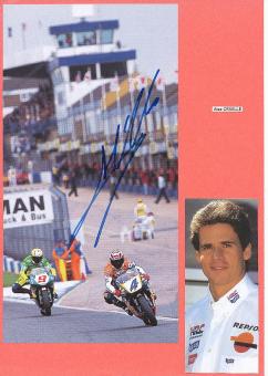 Alex Criville  Spanien  2 x Weltmeister Motorrad Autogramm  Bild  original signiert 