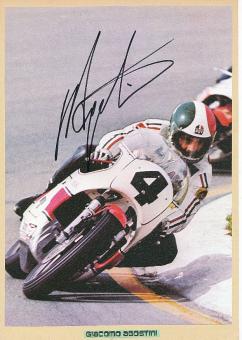 Giacomo Agostini  Italien  15 x  Weltmeister Motorrad Autogramm  Bild  original signiert 