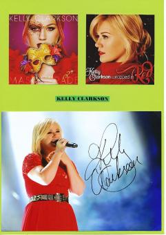 Kelly Clarkson  Musik Autogramm Foto original signiert 