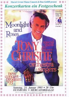 Tony Christie  Musik Autogramm Blatt original signiert 