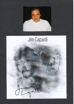 Jim Capaldi † 2005  Traffic  Musik Autogramm Blatt original signiert 
