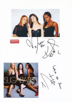 Sugababes  Musik Autogramm Karte original signiert 
