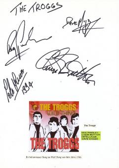 The Troggs  Musik Autogramm Karte original signiert 