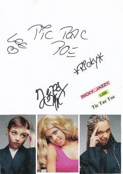 Tic Tac Toe  Musik Autogramm Karte original signiert 
