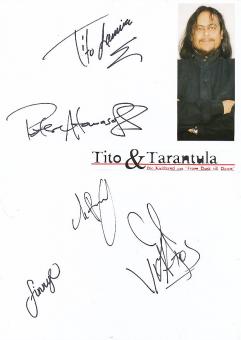 Tito & Tarantula  Musik Autogramm Karte original signiert 