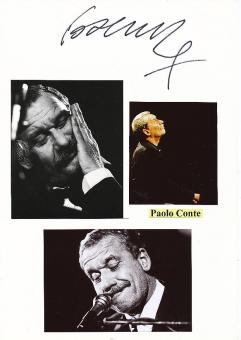 Paolo Conto  Italien  Musik Autogramm Karte original signiert 