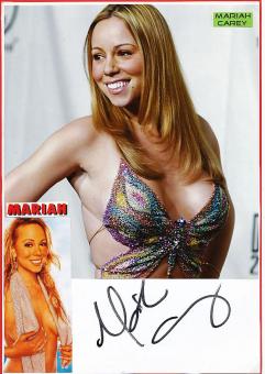 Mariah Carey  Musik Autogramm Karte original signiert 