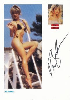 Pia Zadora  Musik & Film Autogramm Karte original signiert 