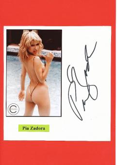 Pia Zadora  Nackt  Musik & Film Autogramm Karte original signiert 